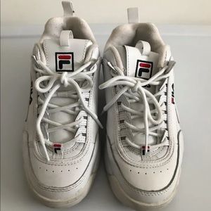 classic white fila disruptors